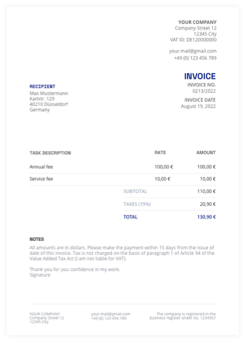 Invoice