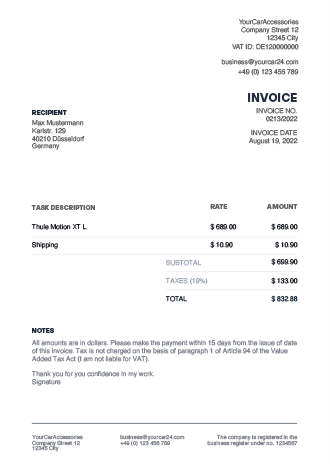 Invoice